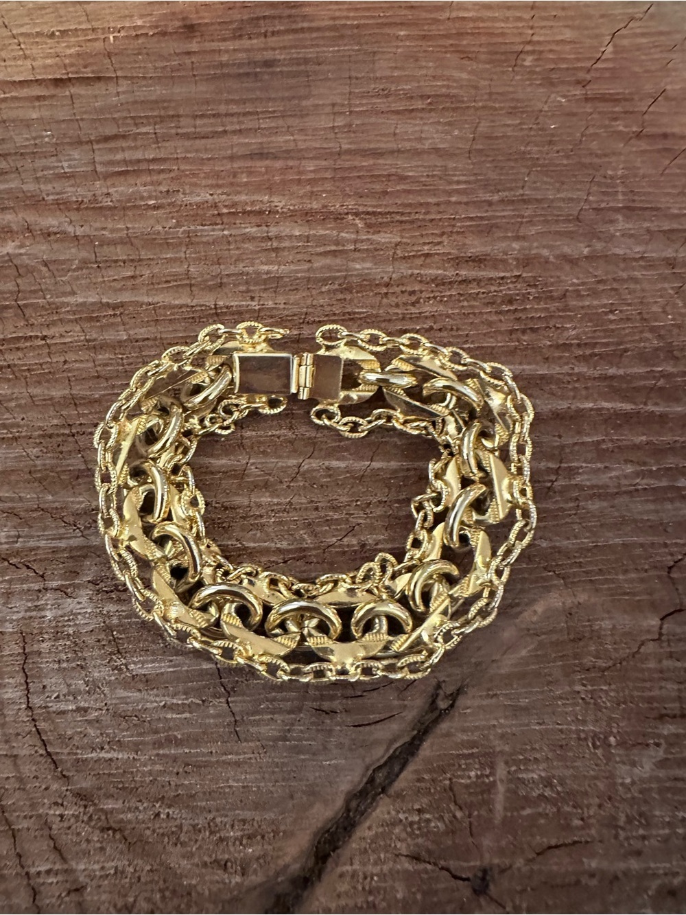 Gold Multi-Chain Women's Bracelet